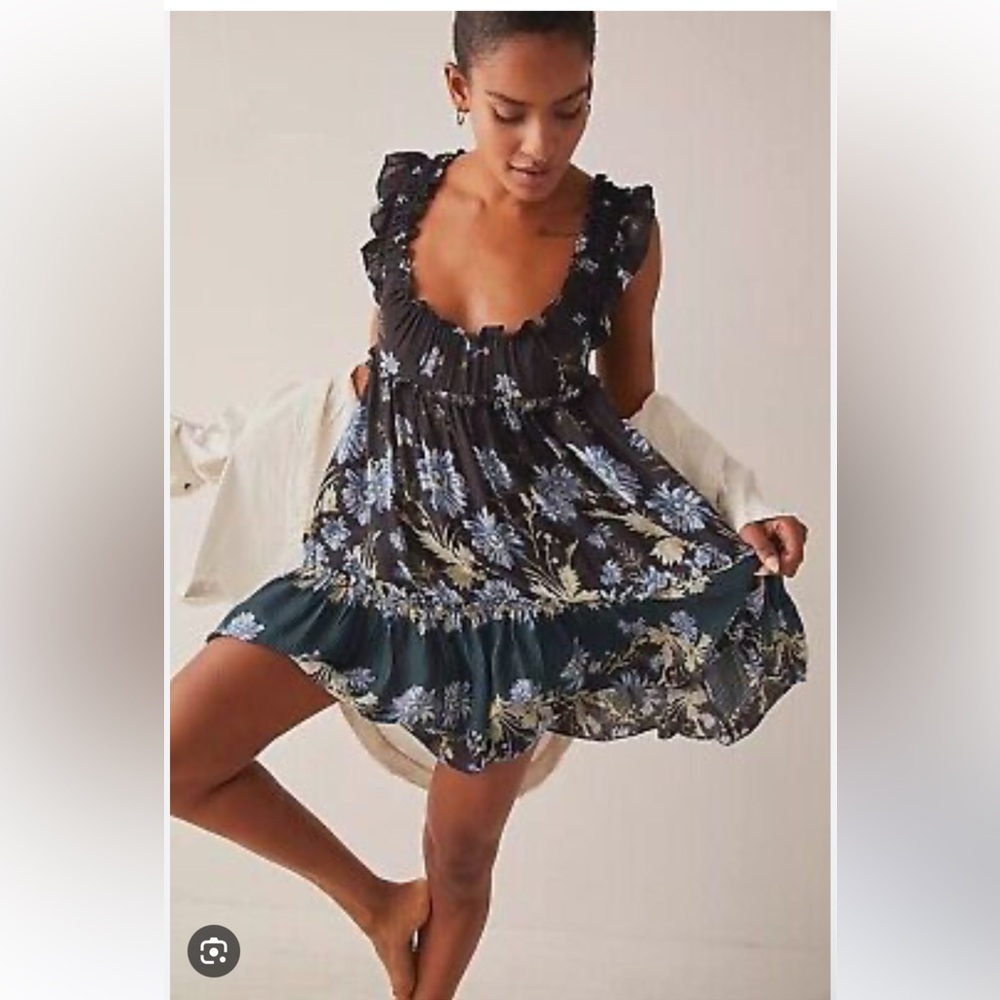 Free People Intimately Bali Wild Daisy Slip Dress
